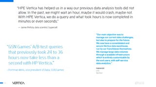 Vertica Analytics Database general overview | PDF