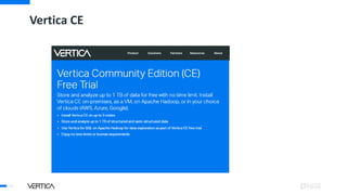Vertica Analytics Database general overview | PDF
