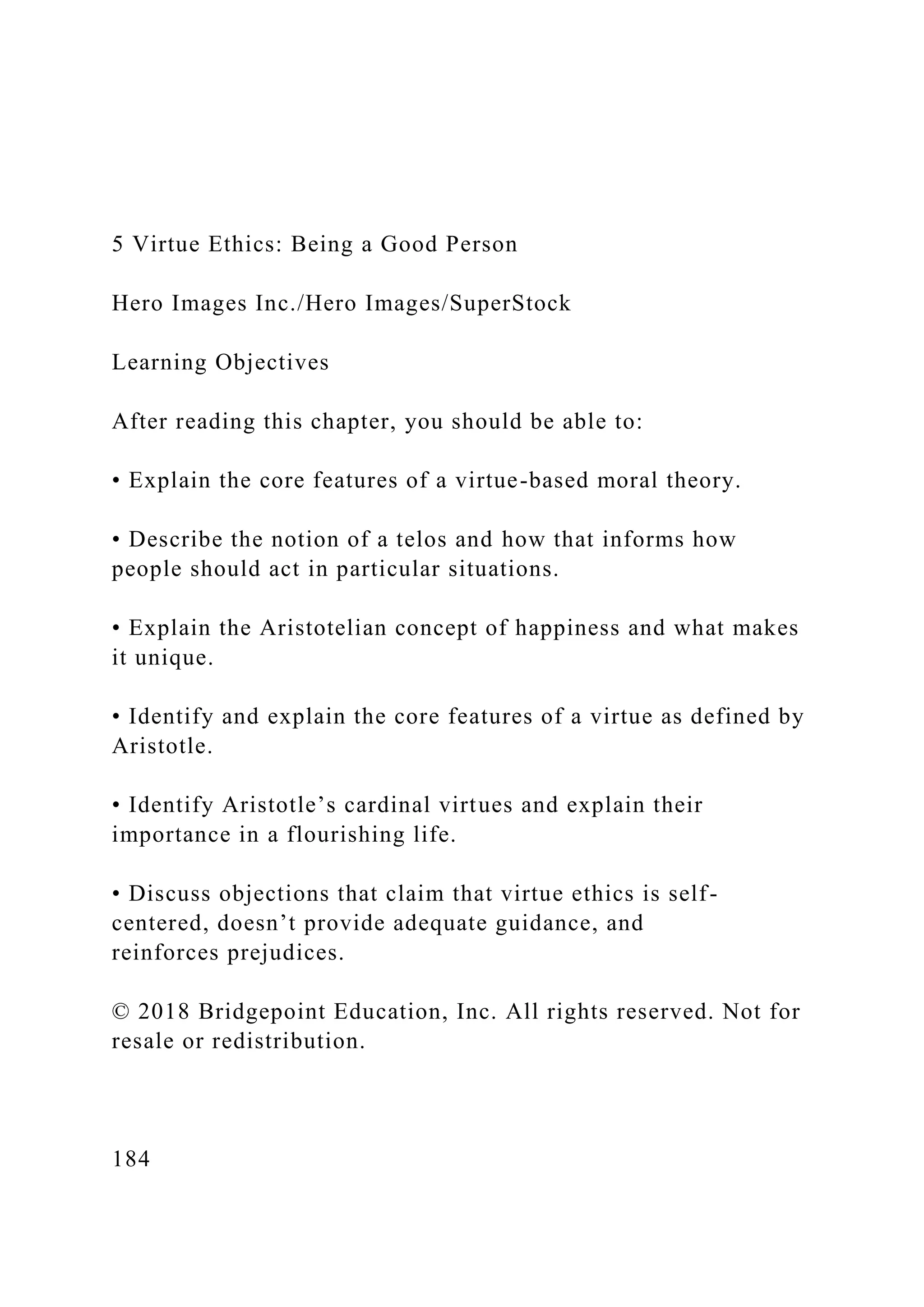 5 Virtue Ethics Being a Good PersonHero Images Inc.Hero .docx