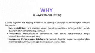 5W 1H Bayesian AB Testing for data analis | PPTX