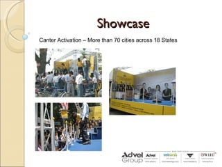 Showcase Canter Activation – More than 70 cities across 18 States 