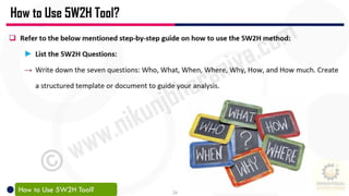 5W2H critical thinking tool critical thinking tool | PDF