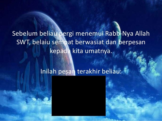 Wafatnya Rasul Saw Wafatnya Rasul Saw