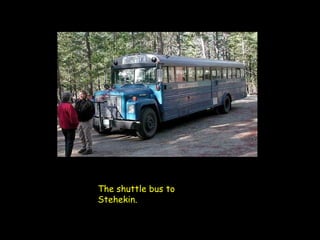 The shuttle bus to Stehekin.  