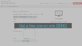 Get a free one-on-one DEMO
 