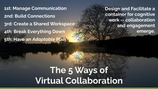 5 Ways of Virtual Collaboration | PDF