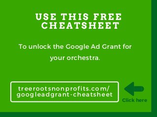 5 Ways Orchestras Can Use The Google Ad Grant Slide 14