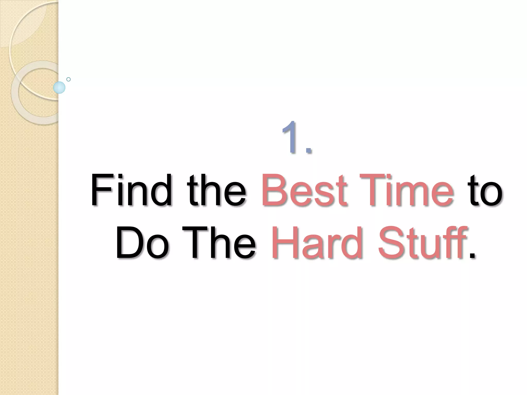 5 Ways To Be More Productive At Work | PPTX