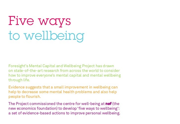 5 ways to be well post cards