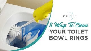 5 Ways To Clean Your Toilet Bowl Rings 