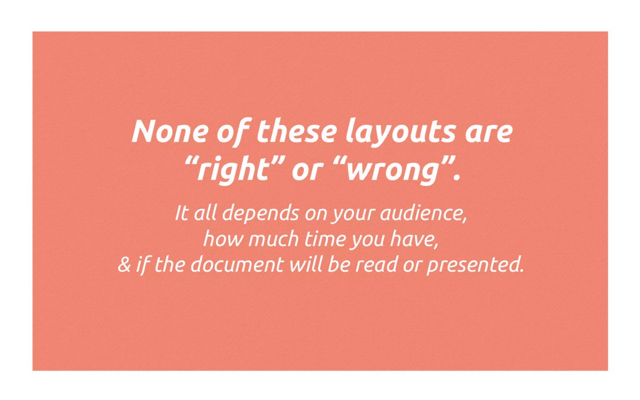 Five Killer Ways to Design The Same Slide
