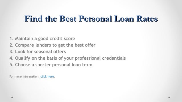 Best Personal Loan Rates >> 5 Ways To Get Best Personal Loan Interest Rate Best Personal Loan Rates >> 5 Ways To Get Best Personal Loan Interest Rate