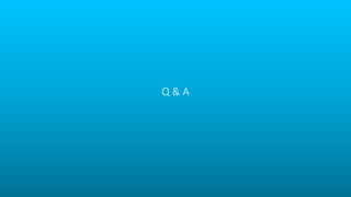 Q & A
 