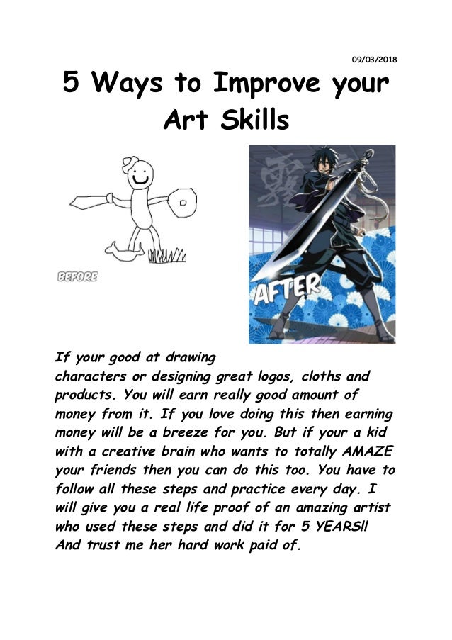 5 Ways To Improve Your Art Skills