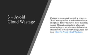 5 ways to keep cloud cost under control | PPT