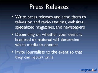 5 Ways To Promote Your Event