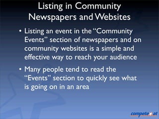 5 Ways To Promote Your Event