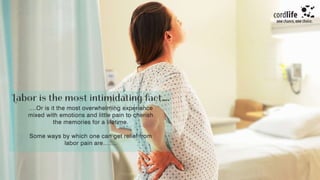 5 ways to relieve labour pain