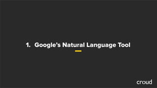 Daniel Liddle — 5 Practical Ways to Implement NLP in Your SEO Strategy