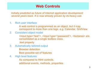 Web Controls using HTML, CSS, JavaScript. | PPT