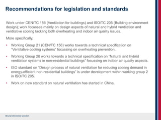 IEA EBC Annex 62 Ventilative cooling | PPTX
