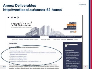 IEA EBC Annex 62 Ventilative cooling | PPTX