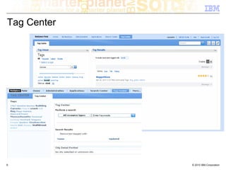 Tag Center




9            © 2010 IBM Corporation
 