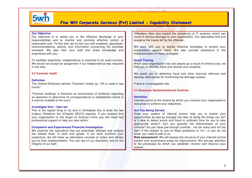 5wh profile
