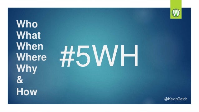 5wh social media strategy simplified