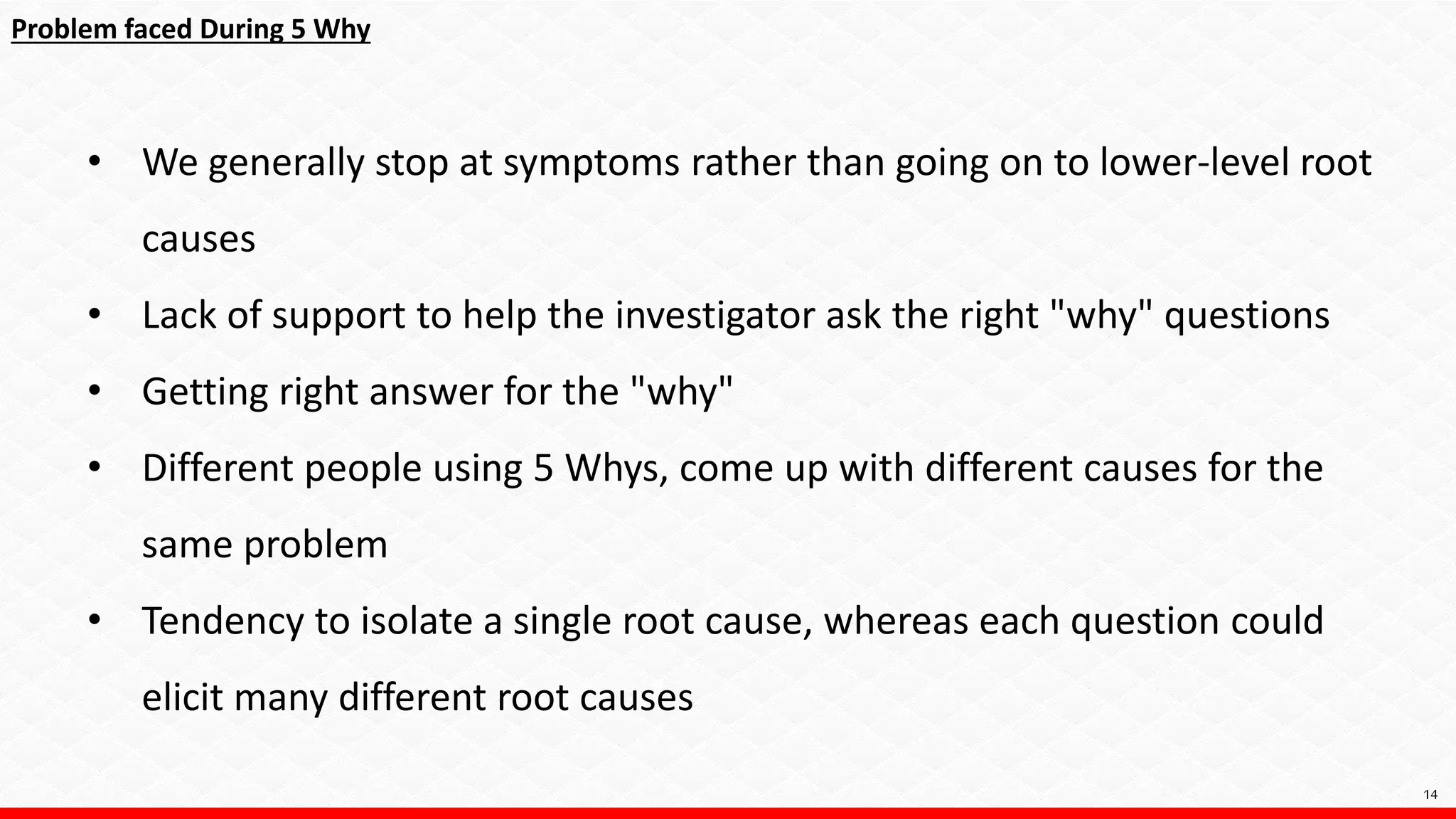 5 why analysis training presentaion | PPTX