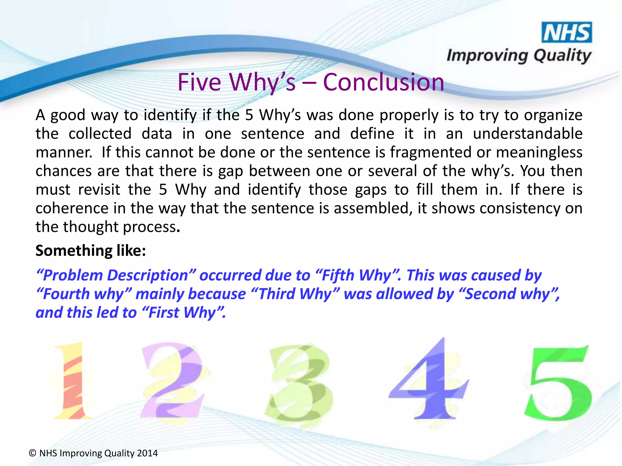 5 whys nhsiq 2014 | PPTX