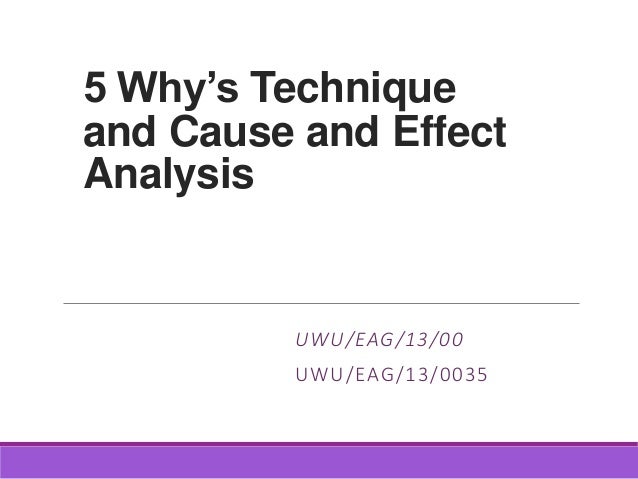 effect and cause
