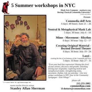 5 Unique Theater Workshops and Labs in NYC June & July