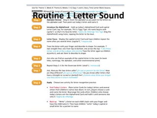 Routine 1 Letter Sound
 