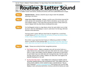 Routine 3 Letter Sound
 