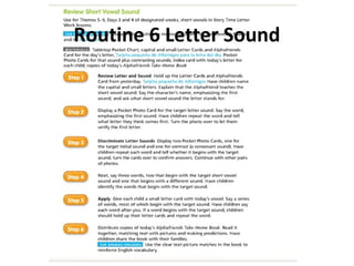 Routine 6 Letter Sound
 