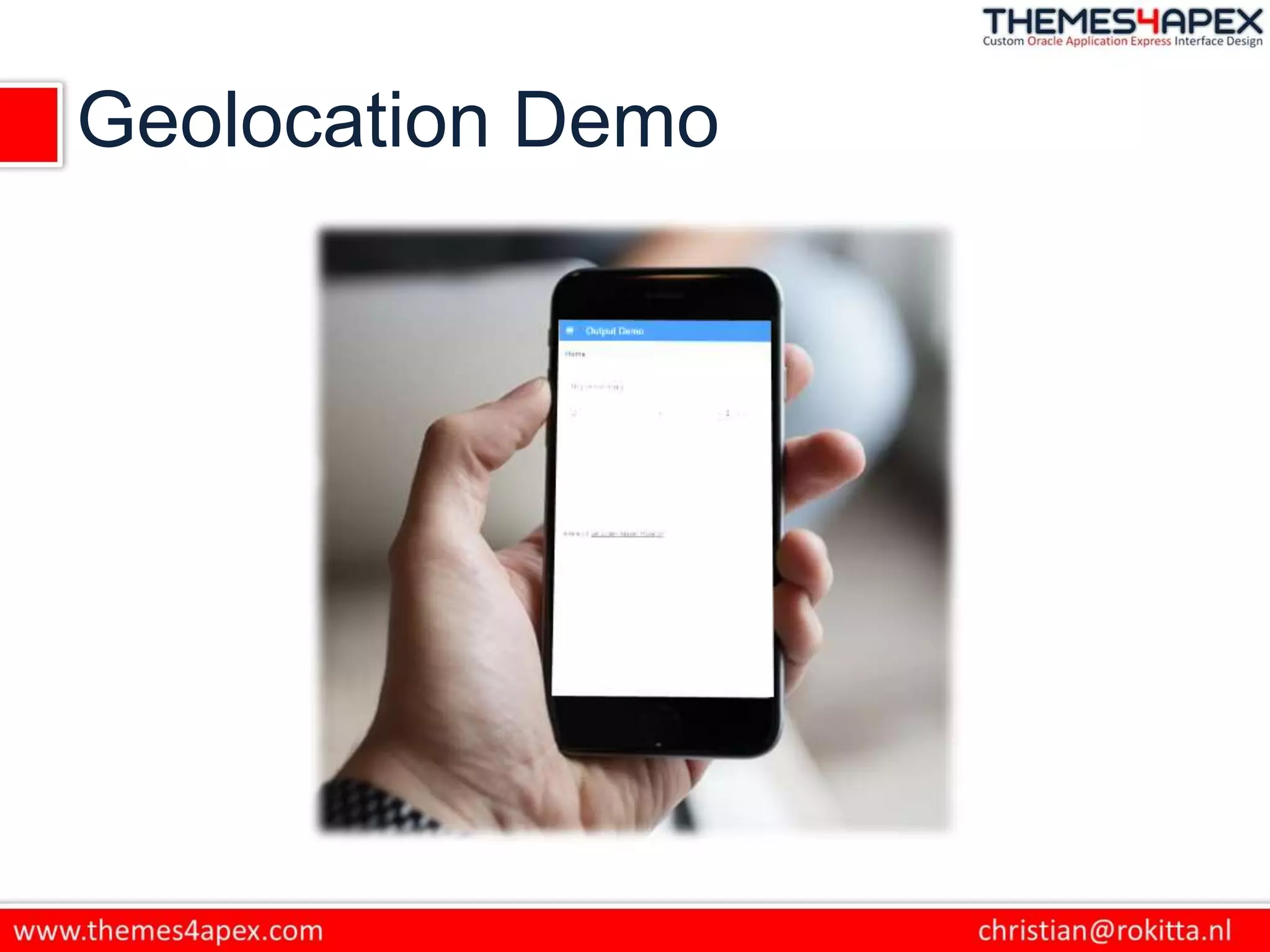 Geolocation Demo
 