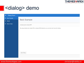 <dialog> demo
 