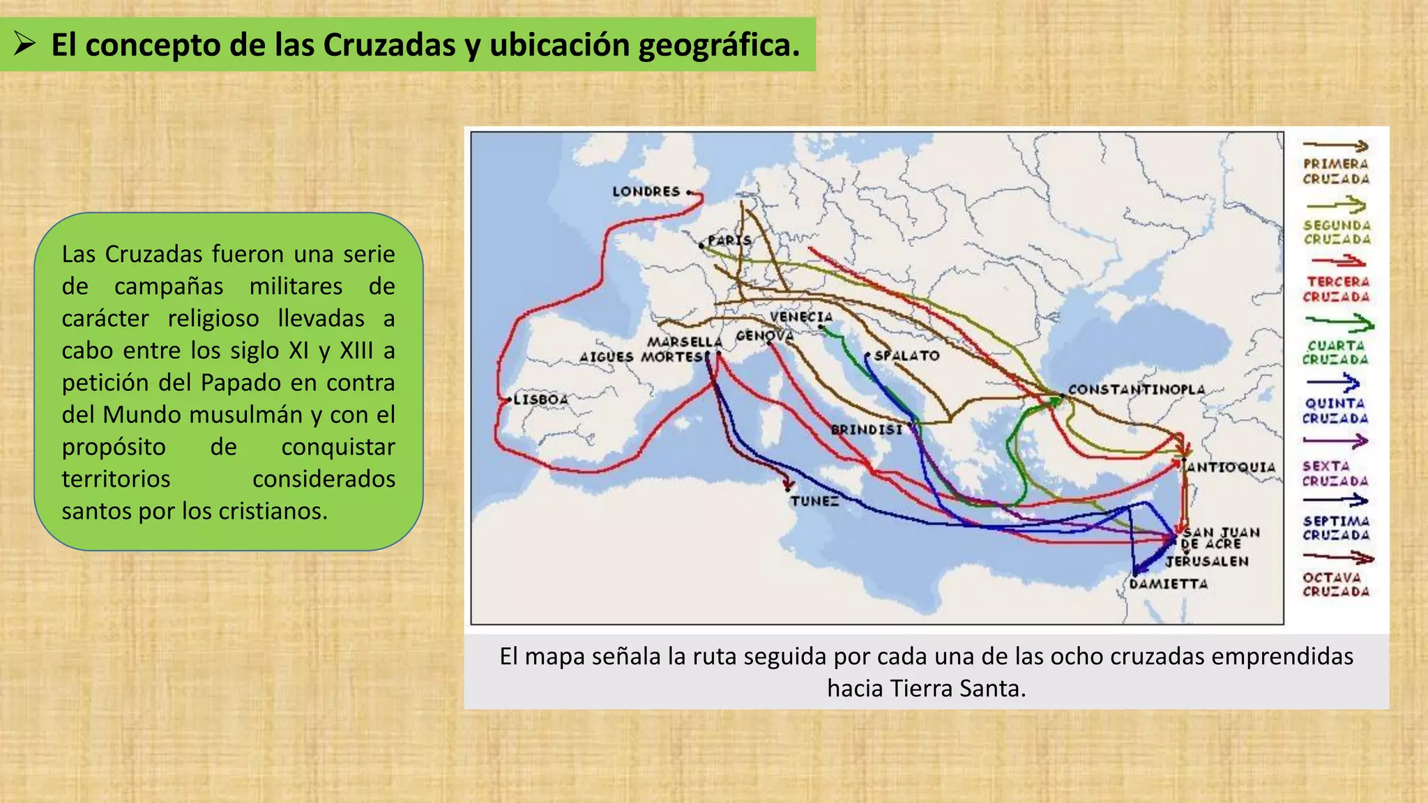 Séptimo básico. Unidad 3. Clase 5. El desarrollo de las cruzadas. | PDF