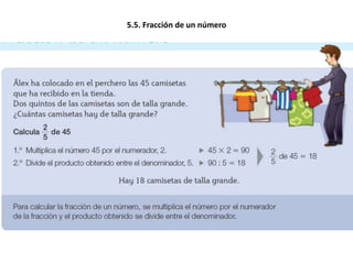 5.5. Fracción de un número
