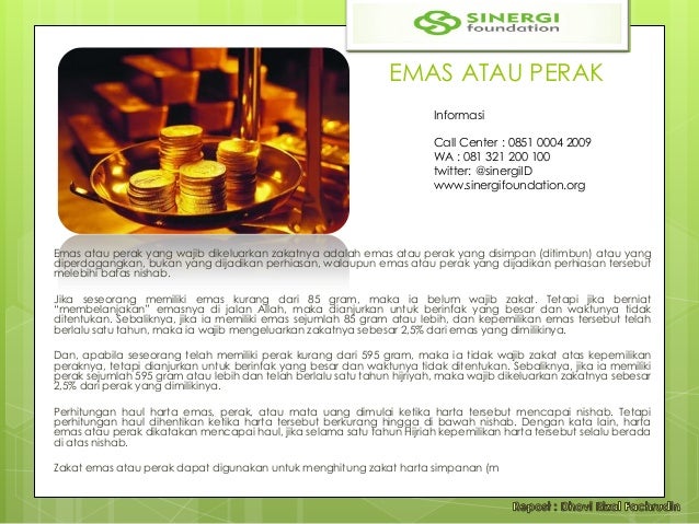 Zakat Maal Zakat Perdagangan Zakat Fitrah Sinergi Foundation