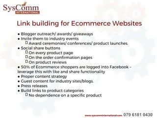 SEO Strategy For E-commerce Website