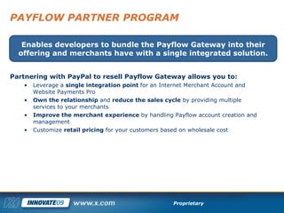 Payflow Workflow One Gateway for All Kinds of Payments—the Payflow Integration | PPT