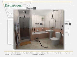 Bathroom Shower Mirror Toilet Towel Bath 