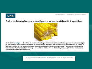 Porque el Peru debe ser: "Pais megadiverso, organico y libre de transgenicos"