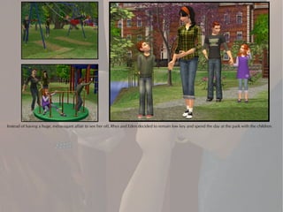 Instead of having a huge, extravagant affair to see her off, Rhys and Eden decided to remain low key and spend the day at the park with the children.
 