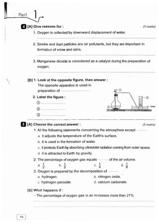 مراجعة كتاب المعاصر فى العلوم ( لغات ) للصف السادس الابتدائى لنصف العام 