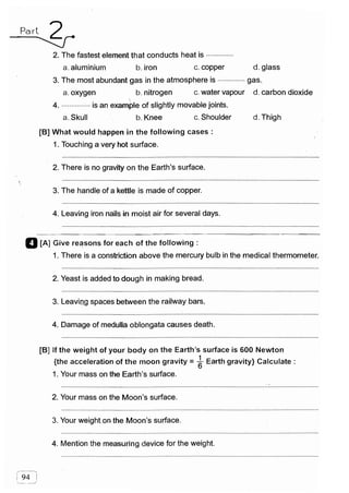 مراجعة كتاب المعاصر فى العلوم ( لغات ) للصف السادس الابتدائى لنصف العام 