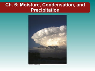 Ch. 6: Moisture, Condensation, and Precipitation 
