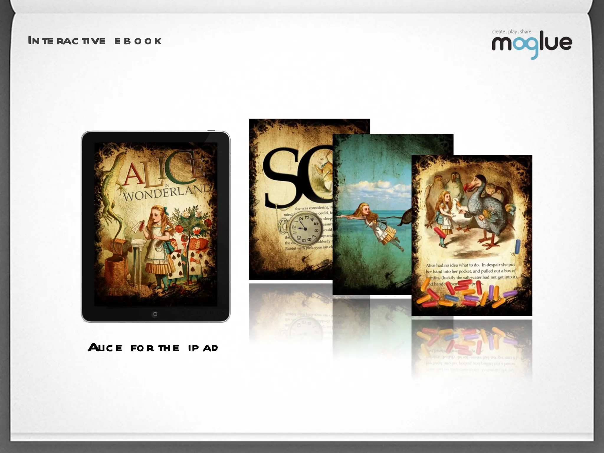 Interactive ebook Alice for the ipad  
